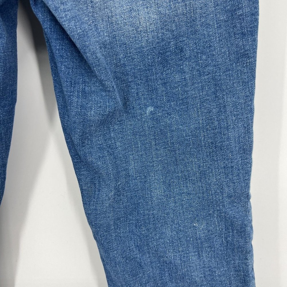 Old Navy Rockstar Jeans Mid Rise Super Skinny Blue Denim - Picture 10 of 11